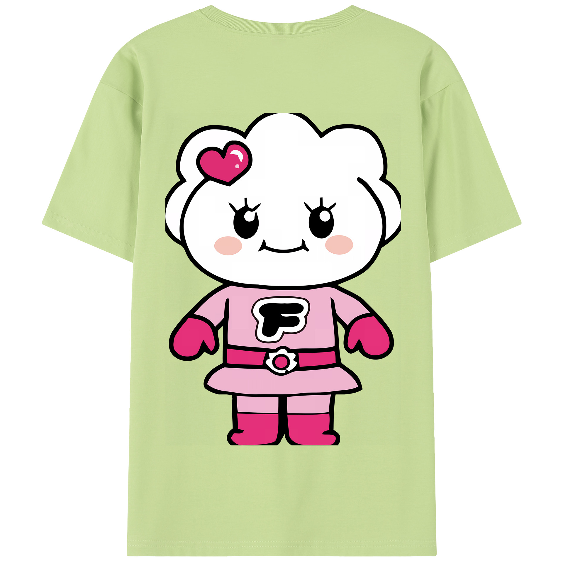 （画像用） アンパンマン Anpanman 綿100％半袖Tシャツ（背面プリント）